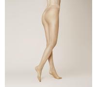 Feinstrumpfhose KUNERT "CHINCHILLAN RUN STOP 20", Damen, Gr. M, beige (cashmere), Obermaterial: 72% Polyamid, 28% Elasthan, elastisch, Strumpfhosen Feinstrumpfhose, mit innovativem Kunert-Maschenstopp