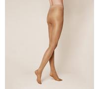Feinstrumpfhose KUNERT "SATIN LOOK 20", Damen, Gr. M, beige (tan), Obermaterial: 84% Polyamid, 16% Elasthan, elastisch, Strumpfhosen Feinstrumpfhose, bequemer, druckfreier Wohlfühlbund, transparent, g