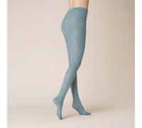 Feinstrumpfhose KUNERT "Strumpfhose Velvet 40", Damen, Gr. 36-38, grün (smoked blau 1260), Obermaterial: 91% Polyamid PA. 9% Elasthan EL., Strumpfhosen Feinstrumpfhose (22472200-36) smoked blau 1260