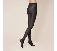 Feinstrumpfhose KUNERT "WARM UP 60", Damen, Gr. S, schwarz (anthrazit), Obermaterial: 89% Polyamid, 5% Baumwolle, 4% Elasthan, 2% Polyacryl, Strumpfhosen Feinstrumpfhose, Wärmende Kniestrümpfe mit WAR