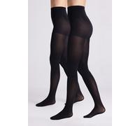 Feinstrumpfhose YSABEL MORA, Damen, Gr. L, schwarz, Obermaterial: 85% Polyamid, 15% Elasthan, Strumpfhosen Feinstrumpfhose, für ein sicheres Gefühl durch das verstärkte Höschen (91453002-L) schwarz