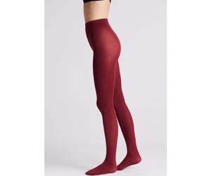 Feinstrumpfhose YSABEL MORA "TIGHTS BASIC COLLECTION", Damen, Gr. XL, rot (maroon), Obermaterial: 85% Polyamid, 15% Elasthan, unifarben, Strumpfhosen Feinstrumpfhose, starke Strumpfhose im zarten Look