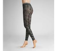 Hudson Damen Leggings Floral Blumenmuster 40 DEN Black 0005 42-44