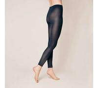 Feinstrumpfleggings KUNERT "Leggings Velvet 40", Damen, Gr. 44-46, schwarz (marine 0880), Obermaterial: 88% Polyamid PA. 12% Elasthan EL., Strumpfhosen (24760364-44) marine 0880
