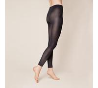 Feinstrumpfleggings KUNERT "VELVET 40", Damen, Gr. M, schwarz, Obermaterial: 88% Polyamid, 12% Elasthan, elastisch, Strumpfhosen, bequemer, druckfreier Wohlfühlbund, semi-blickdicht, matt-schimmernd (
