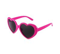 FEISEDY Herz Sonnenbrille Polarisiert Damen Herzbrille für Party Valentinstag Festival mit UV400 Schutz B2337