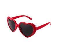 FEISEDY Herz Sonnenbrille Polarisiert Damen Herzbrille für Party Valentinstag Festival mit UV400 Schutz B2337