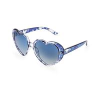 FEISEDY Herz Sonnenbrille Polarisiert Damen Herzbrille für Party Valentinstag Festival mit UV400 Schutz B2337