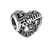 Feitery Christmas Familie Family-1 Charms Kompatibilität für Pandora Armband Bead Charm für Damen Weihnachtszeit