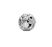 Feitery Compatible with Charms Pandora Armband Herz Anhänger Starfish, Shells & Hearts Hundepfote Glühwürmche Meerestiere Sommer-Schmuck