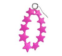 FeiYeup Bunter Silikon-Stern-Charm, verspielter Silikon-Stern, Schlüsselanhänger für Kinderzimmer und Arbeitsbereiche