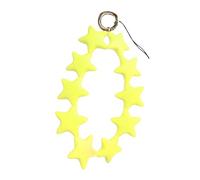 FeiYeup Bunter Silikon-Stern-Charm, verspielter Silikon-Stern, Schlüsselanhänger für Kinderzimmer und Arbeitsbereiche