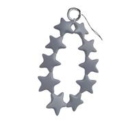 FeiYeup Bunter Silikon-Stern-Charm, verspielter Silikon-Stern, Schlüsselanhänger für Kinderzimmer und Arbeitsbereiche