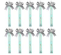 FeiYeup Cheer Bows Schlüsselanhänger mit Schleife, für Teenager, Mädchen, bunt, Cheerleader-Zubehör, 10 Stück