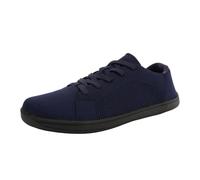 Feizikaw Herren Schuhe Paar einfarbige breite Kopf Outdoor Barfuß Freizeitschuhe atmungsaktiv Bequeme Sportschuhe (Navy,41)