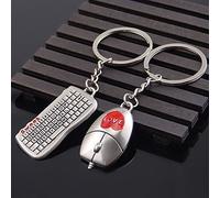 Feizikaw Schlusselanhanger Geschenke Schlüssel Maus-Schlüsselbund Schlüsselanhänger Schlüsselbund Modell 1PC Anhänger (Silver, One Size)