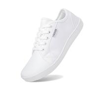 Feizikaw Schuhe Sportschuhe Unisex Breite Barfußschuhe Für Männer Frauen Minimalistische Sneakers Drop Schuhe Leicht Bequem (White,41)