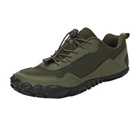 Feizikaw Sneaker Herren Laufschuhe Herren-Sportschuhe,modisch,Sommer,neues Muster,Mesh,atmungsaktiv bequem,weiche Sohle,schnell trocknend,Creek-Schuhe (Army Green,43)