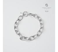 fejn jewelry Armband 'chunky link chain' mit groben Kettengliedern Silber