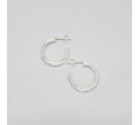 fejn jewelry Creole ´double hoop` Silber M