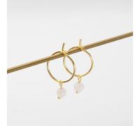 fejn jewelry Creole 'gemstone hoop' Gold