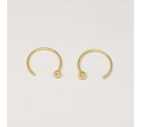 fejn jewelry Creole 'open hoop' Gold