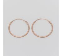 fejn jewelry Creole 'simple hoop XS / S / M / L' Rotgold M