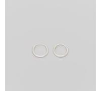 fejn jewelry Creole 'simple hoop XS / S / M / L' Silber XS