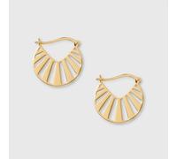 fejn jewelry Creole 'sun hoop" in Sonnenform Gold