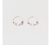 fejn jewelry Ohrringe 'spring pearl' mit Süsswasserperlen und Halbedelsteinen Gold