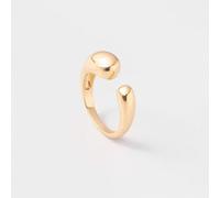 fejn jewelry Ring 'open drop' - offener Tropfenring Gold M