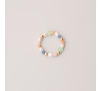 fejn jewelry Ring 'summer pearl' mit Süsswasserperlen und Halbedelsteinen Gold S