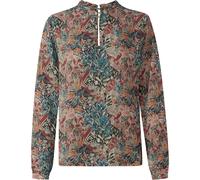 FELICITAS Langarm-Hemdbluse Baylee Blau/Rot (Größe: L) 40/42 blau