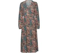 FELICITAS Langarm-Kleid Karlinda Blau/Rot (Größe: XXL) 46 blau