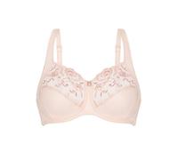 Bügelloser BH FELINA "Moments", Damen, Gr. 80, Cup A, rosa (dusty rose), Spitze, Obermaterial: 80% Polyamid, 13% Polyester, 7% Elasthan, unifarben, feminin, BHs, mit Spitze, Blumenstickerei, Stützfunk