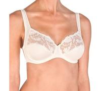 Felina Bügel-BH »Moments Bügel - BH« Mit schöner Stickerei, Mit zweigeteiltem Cup, Mit breiten Trägern - perfekt für große Größen, Vanille SIZE,80C