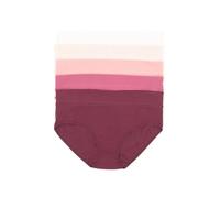 Felina Damen Hipster aus Pima-Baumwolle, breiter Bund, 5 Stück, Rose All Day, M