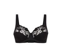 Felina Bügel-BH Moments mit Spitze, Blumenstickerei, Stützfunktion, Vollkörbchen, schwarz, size=105|cupSize=E|color=schwarz