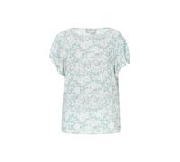 FELIPA Bluse Frauen türkis weiß L