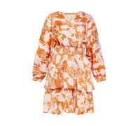 FELIPA Kleid Frauen orange weiß M