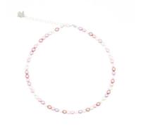 Feliss Handmade: Ketten aus Perlen, Halskette Damen. Statement Kette 45 cm lang. Choker Halsband, aesthetic Necklace Schmuck. Beads Perlenkette für Frauen in bunt mit Glasperlen (Candy Pearls)