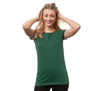FellHerz Damen T-Shirt Bio & Fair & Vegan Dunkelgrün XS