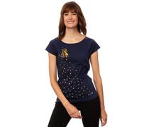 FellHerz Damen T-Shirt Doglove Blau S