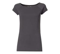 FellHerz Damen T-Shirt Dunkelgrau Bio, Fair und Vegan