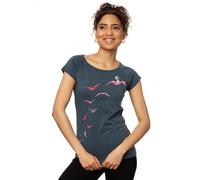 FellHerz Damen T-Shirt Möwenflug thundercloud L