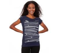 FellHerz Damen T-Shirt Summertime Dunkelblau L