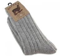 Fellhof - Alpaka - Unisex Socken Dick - grau, Gr. 35-38