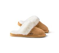 Fellhof Damen Pantoffel Komfort 38 | braun