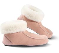 Fellhof handgemachter Hüttenpatschen aus Lammfell Hausschuh Damen Herren Unisex gefüttert Winter-Sommer Hausschuhe Naturprodukt atmungsaktiv