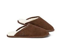 Fellhof Lammfell Hausschuh TRENDY Damen Herren Fell Pantoffeln für Winter & Sommer Hausschuhe aus ECHTEM Lammfell Naturprodukt atmungsaktiv (42/43 Braun)